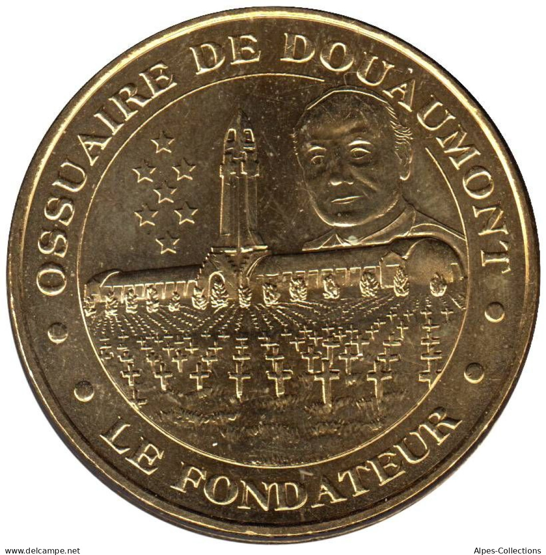 55-1007 - JETON TOURISTIQUE MDP - Ossuaire De Douaumont - Le Fondateur - 2010.1 - 2010