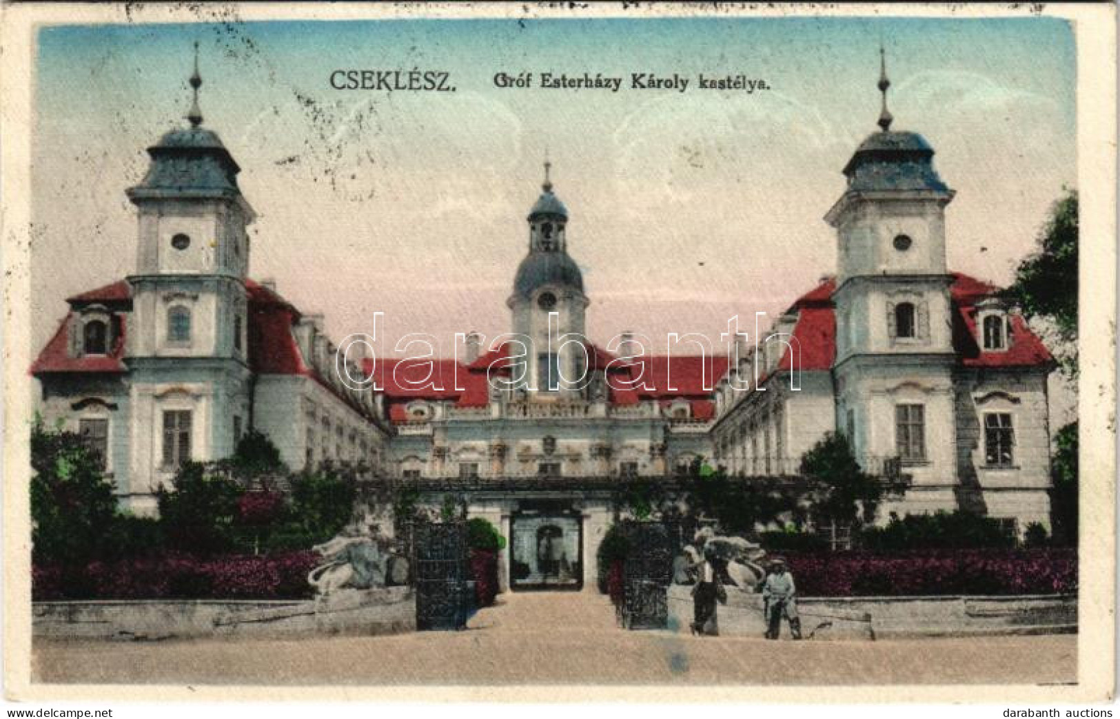 T2 1924 Cseklész, Ceklís, Bernolákovo; Gróf Eszterházy Károly Kastély / Castle - Unclassified