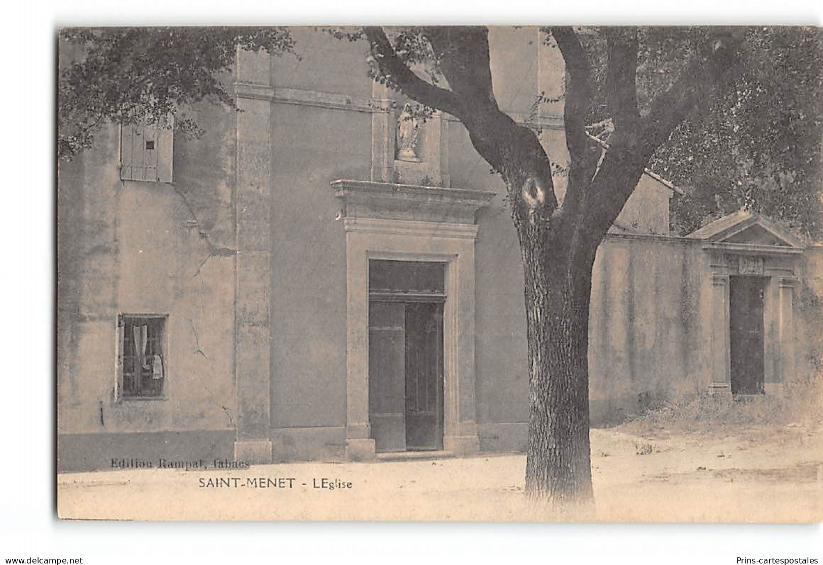 CPA Marseille St Saint Menet L'église - Saint Marcel, La Barasse, Saint Menet