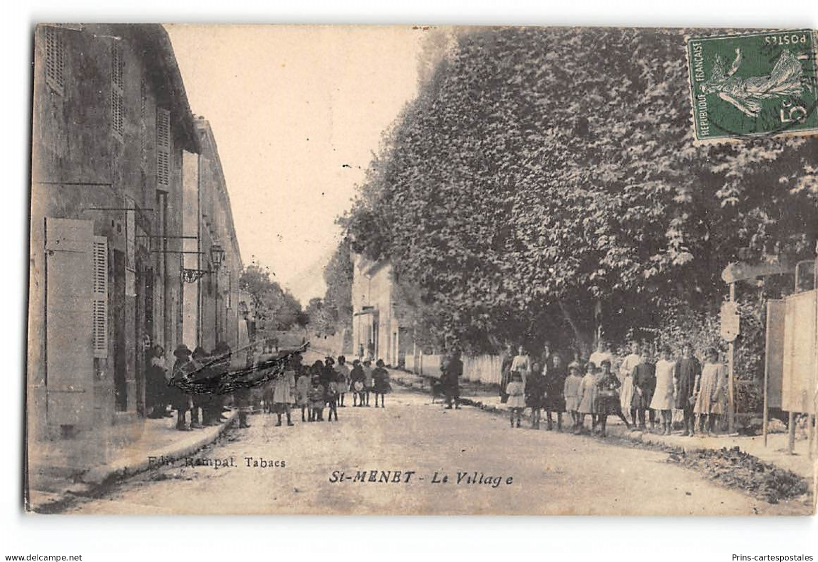 CPA Marseille St Saint Menet Le Village - Saint Marcel, La Barasse, Saintt Menet