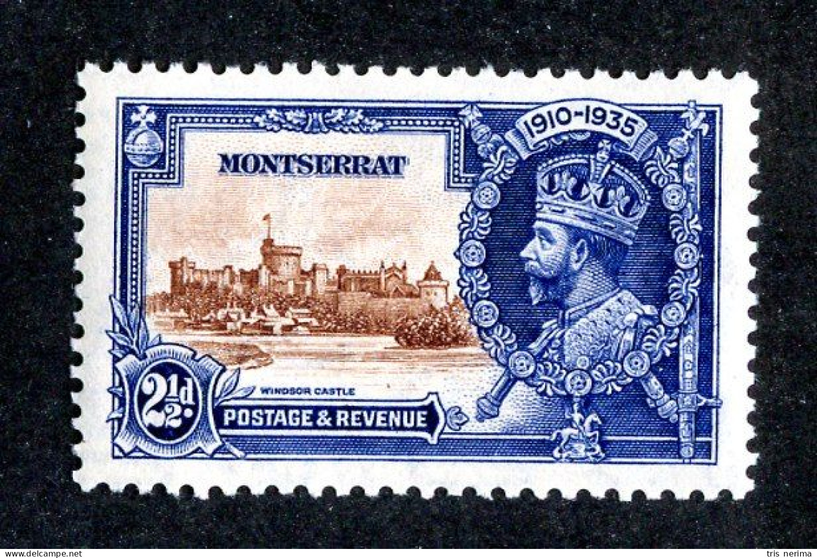 ( 71-Jub )  1935 Scott #87 M* (offers Welcome) - Montserrat