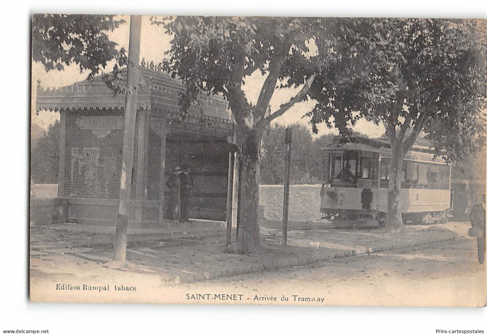 CPA Marseille St Saint Menet Arrivée Du Tramway - Saint Marcel, La Barasse, St Menet