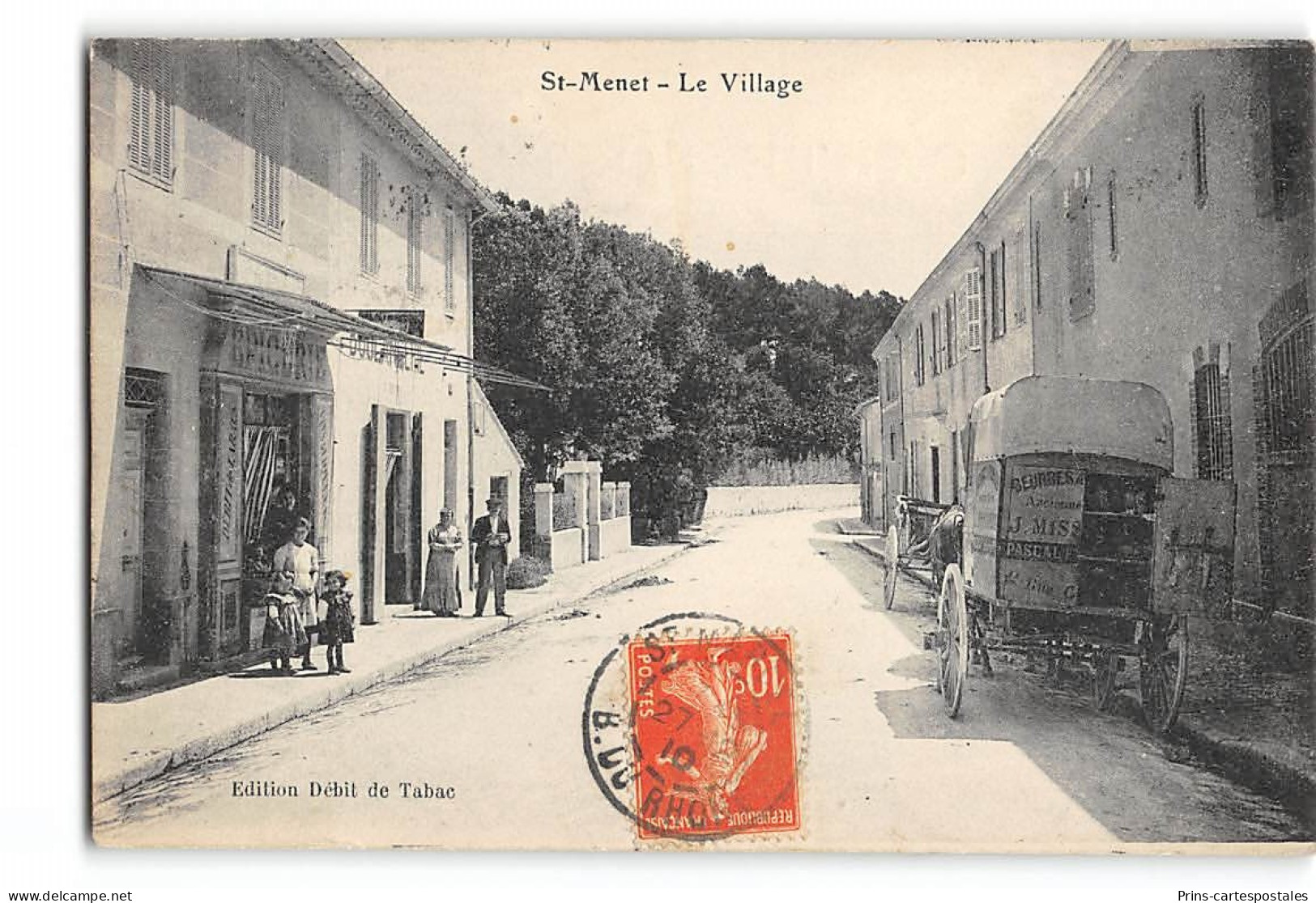 CPA Marseille St Saint Menet Le Village - Saint Marcel, La Barasse, Saint Menet