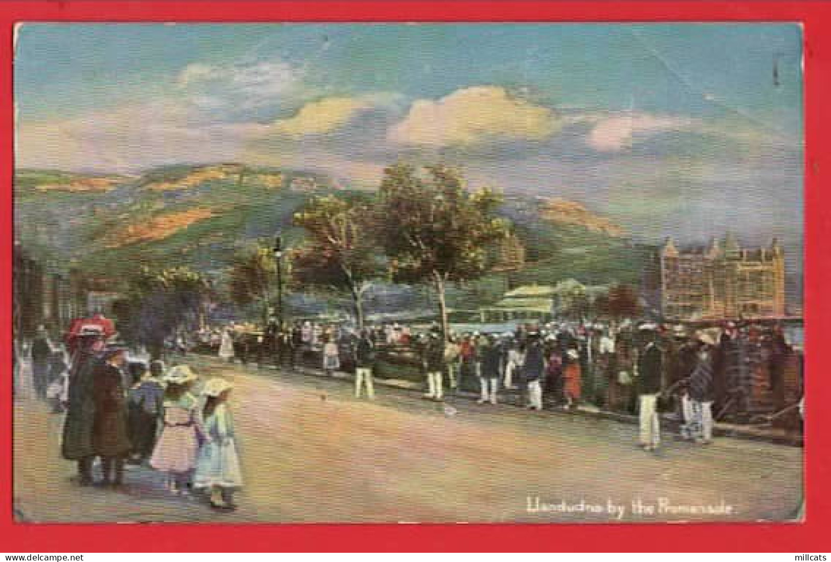 LLANDUDNO   BY THE PROM Pu 1918 - Caernarvonshire