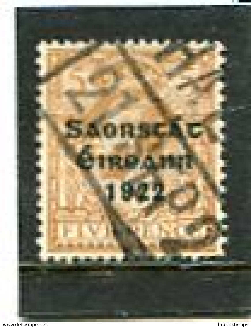 IRELAND/EIRE - 1922   FREE STATE  5d  SG 59  FINE USED - Usati