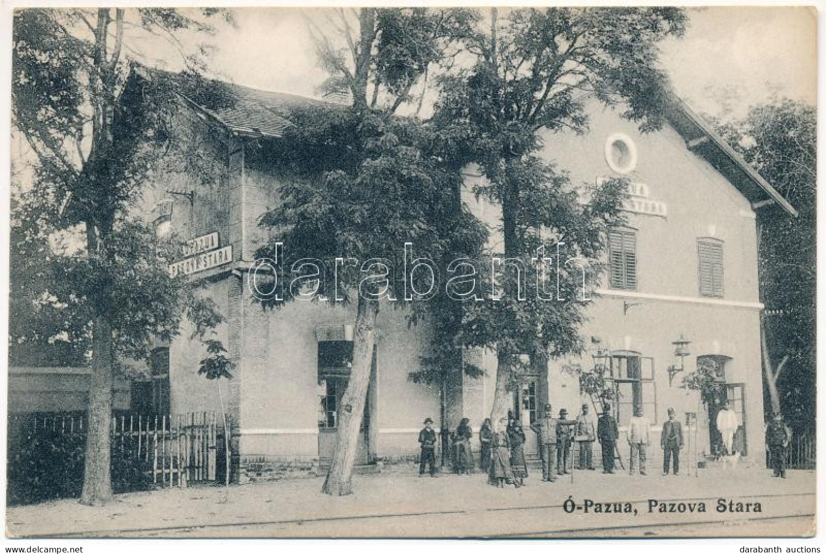 T2 1913 Ópazova, Ó-Pazna, Ó-Pazua, Alt Pazua, Stara Pazova; Vasútállomás / Railway Station - Zonder Classificatie