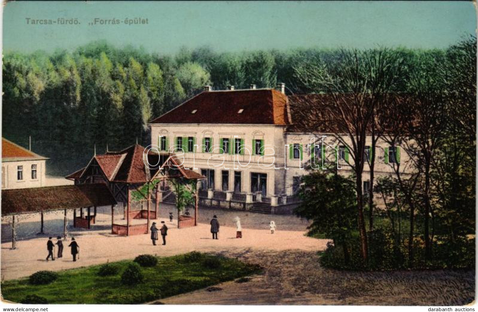 T2 1912 Tarcsafürdő, Bad Tatzmannsdorf; Forrás-épület / Hotel / Spa - Non Classés