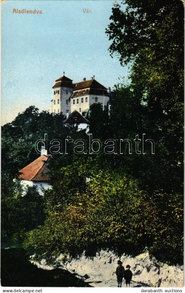 T2 1906 Alsólendva, Dolnja Lendava; Vár. Balkányi Ernő Kiadása / Castle - Ohne Zuordnung