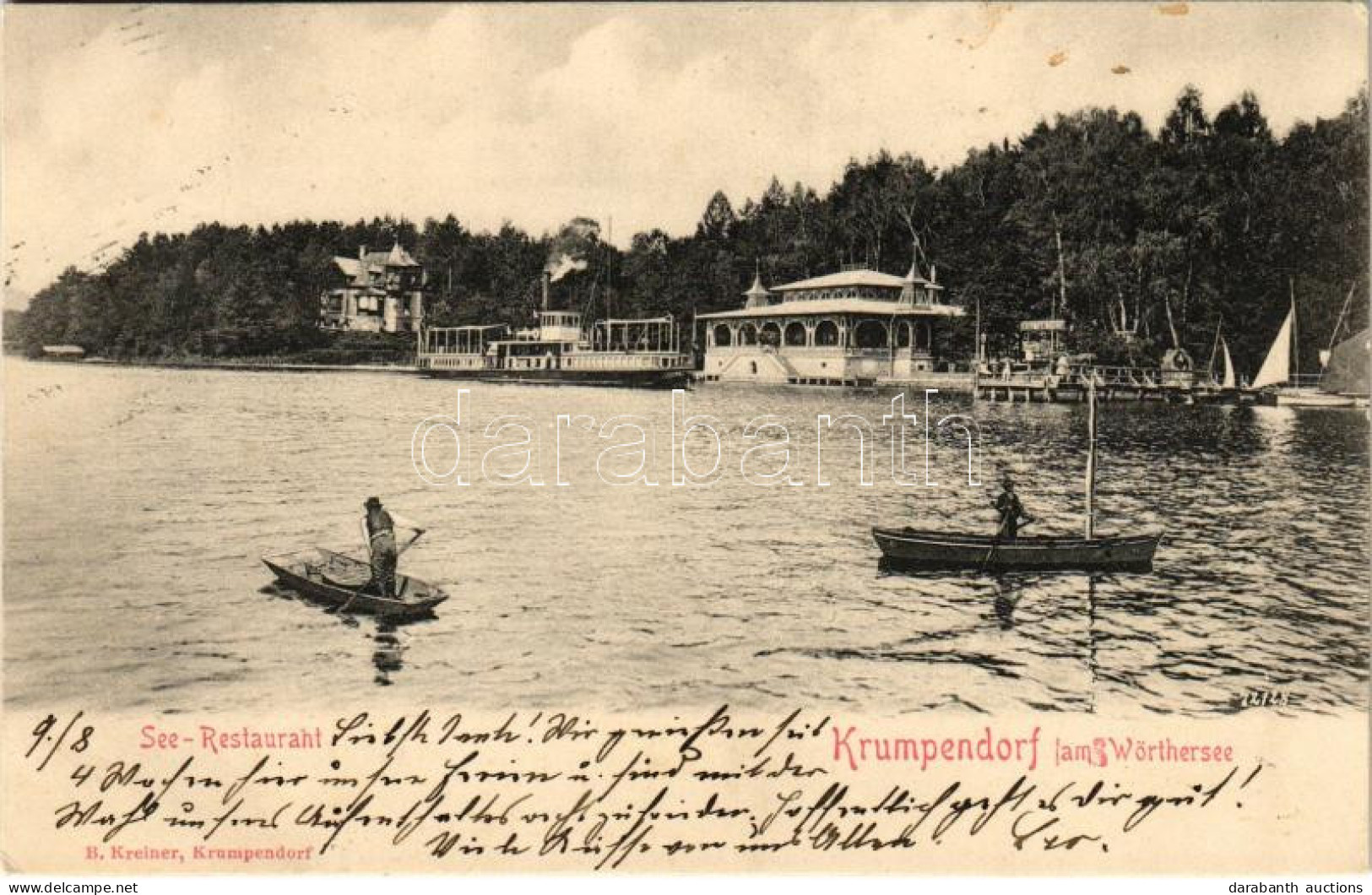 T2/T3 1904 Krumpendorf Am Wörthersee, See-Restaurant (EK) - Ohne Zuordnung