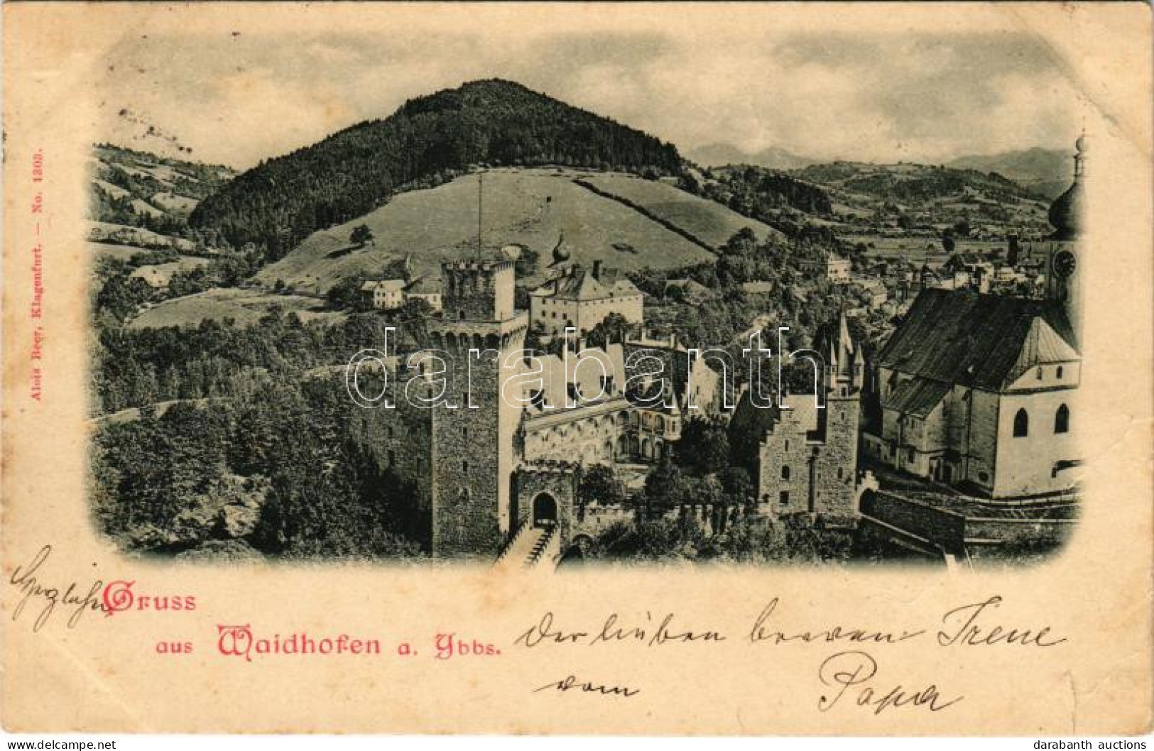 T3 1899 (Vorläufer) Waidhofen An Der Ybbs, General View (tear) - Non Classificati