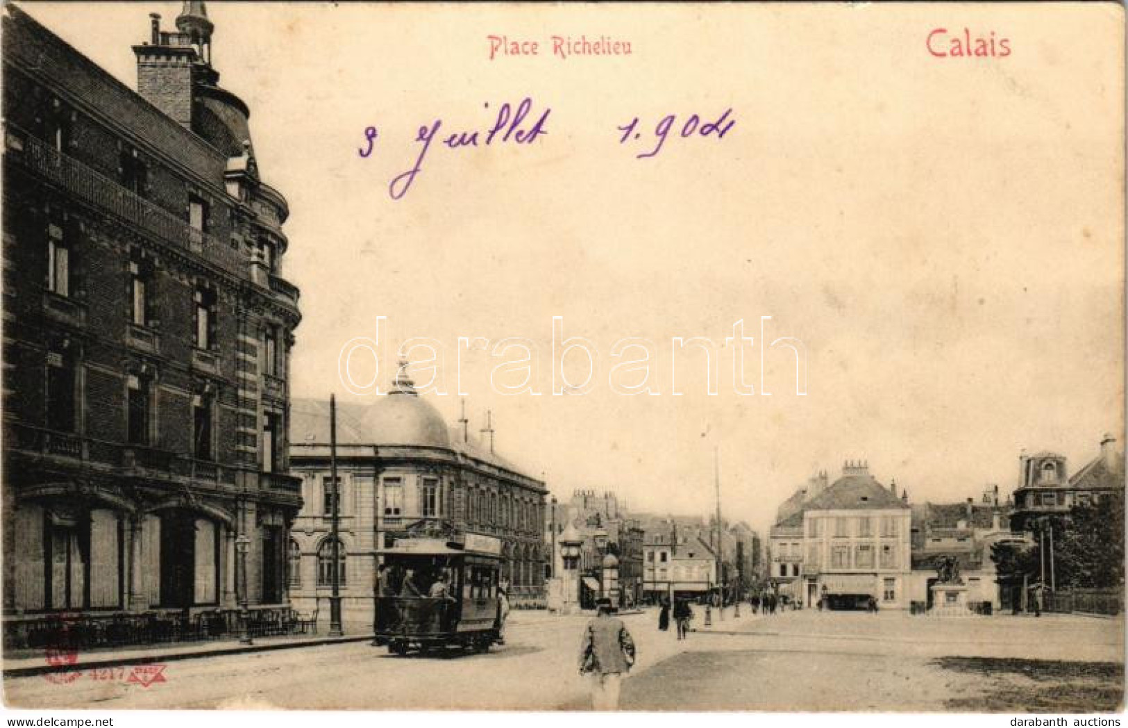 * T2/T3 Calais, Place Richelieu / Square, Tram (fl) - Non Classificati