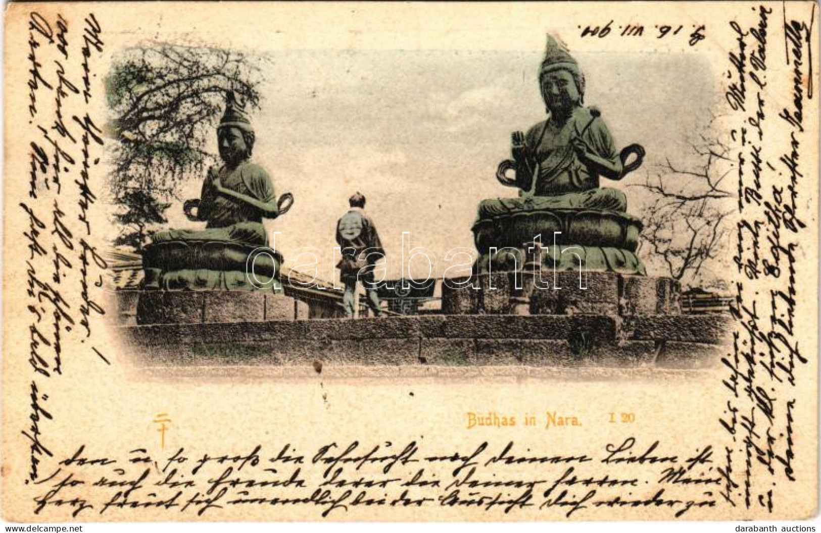 T2/T3 1900 Nara, Buddhas In Nara (EK) - Non Classificati