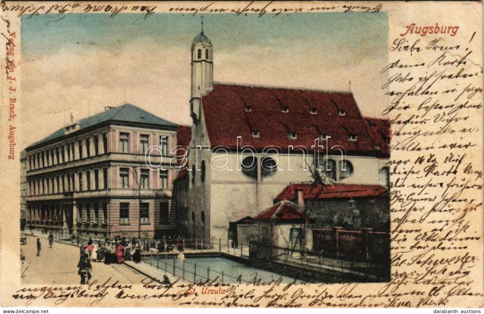 T3 1906 Augsburg, St. Ursula / Church (EB) - Sin Clasificación