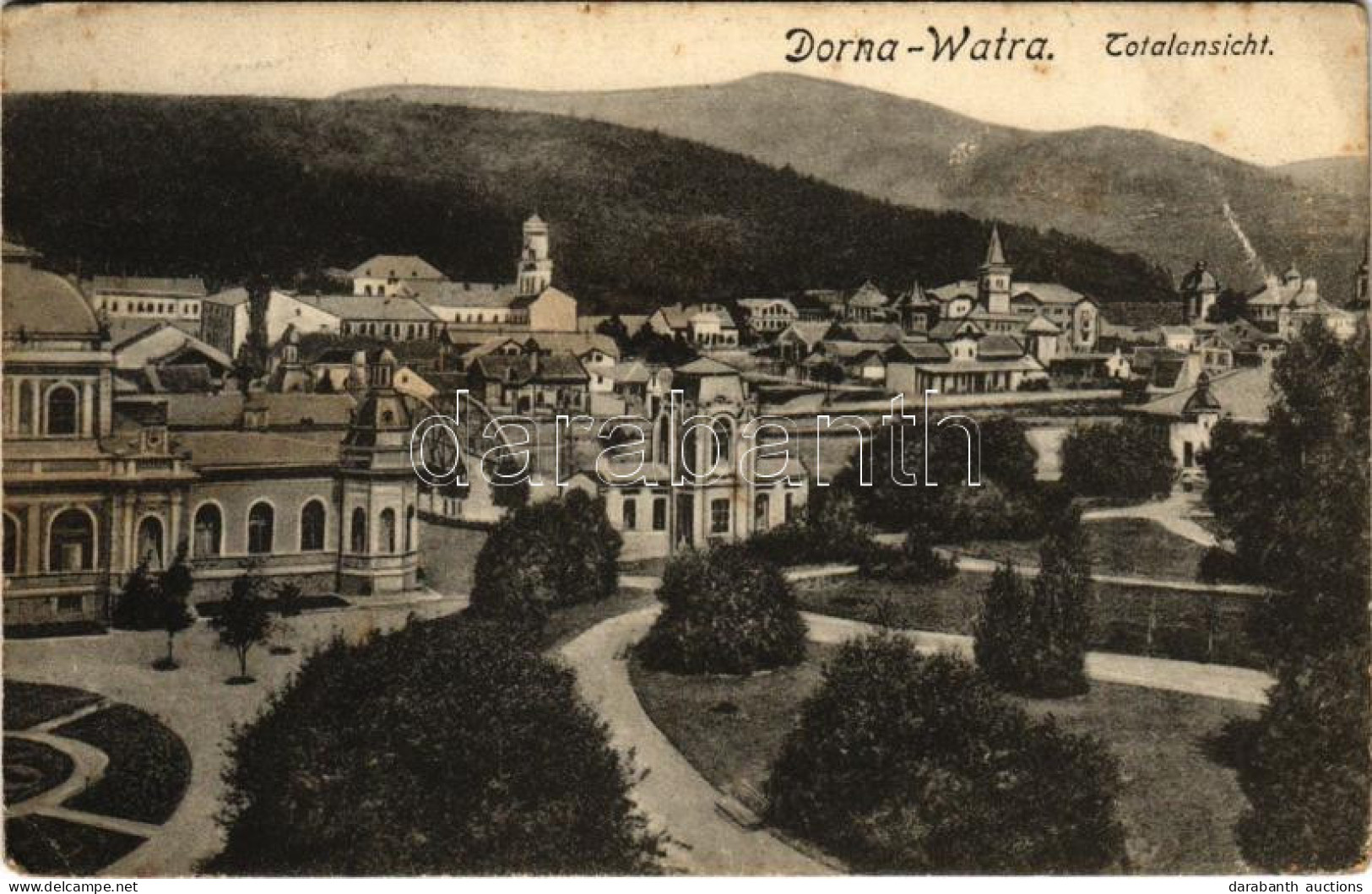 T3 1918 Vatra Dornei, Dornavátra, Bad Dorna-Watra (Bukovina, Bukowina); Totalansicht / Spa, General View (EB) - Unclassified