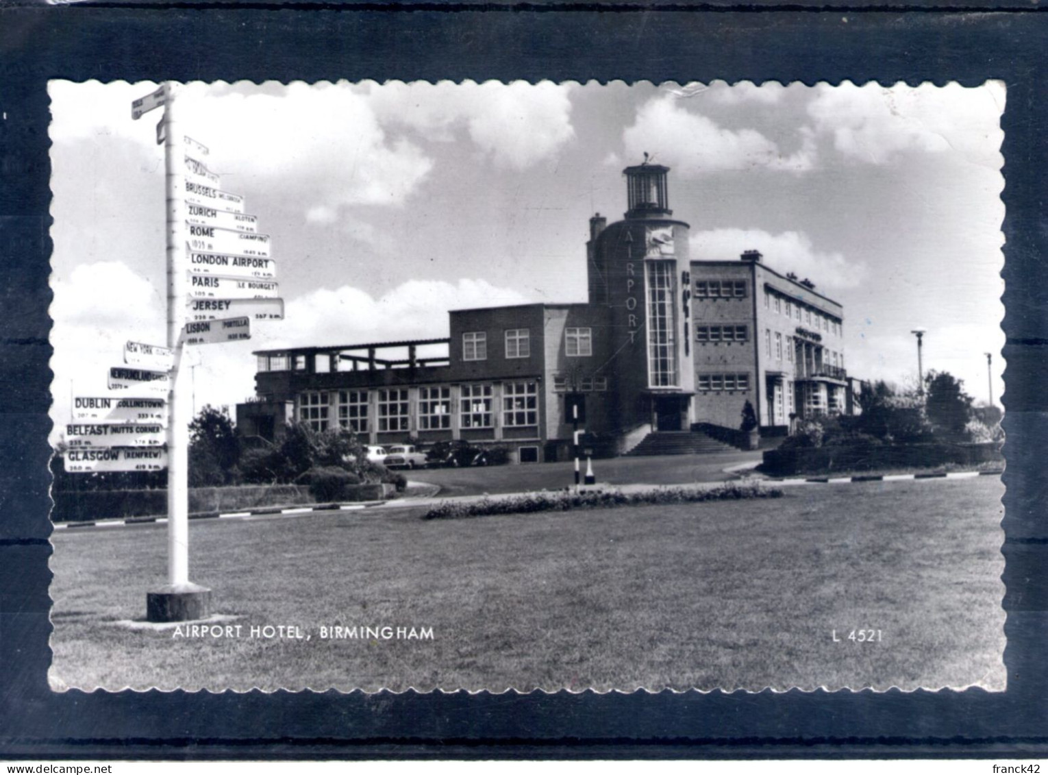 Angleterre. Airport Hotel, Birmingham. Cpsm Pett Format - Birmingham