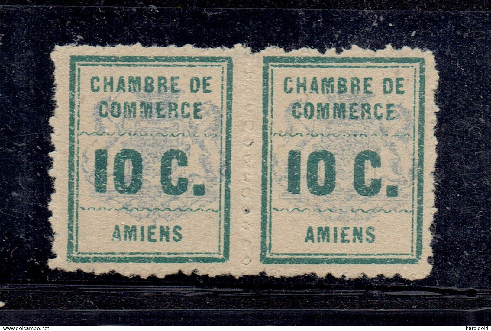 TIMBRES DE GREVE - AMIENS - N°1 PAIRE XX MNH TTB - Marken