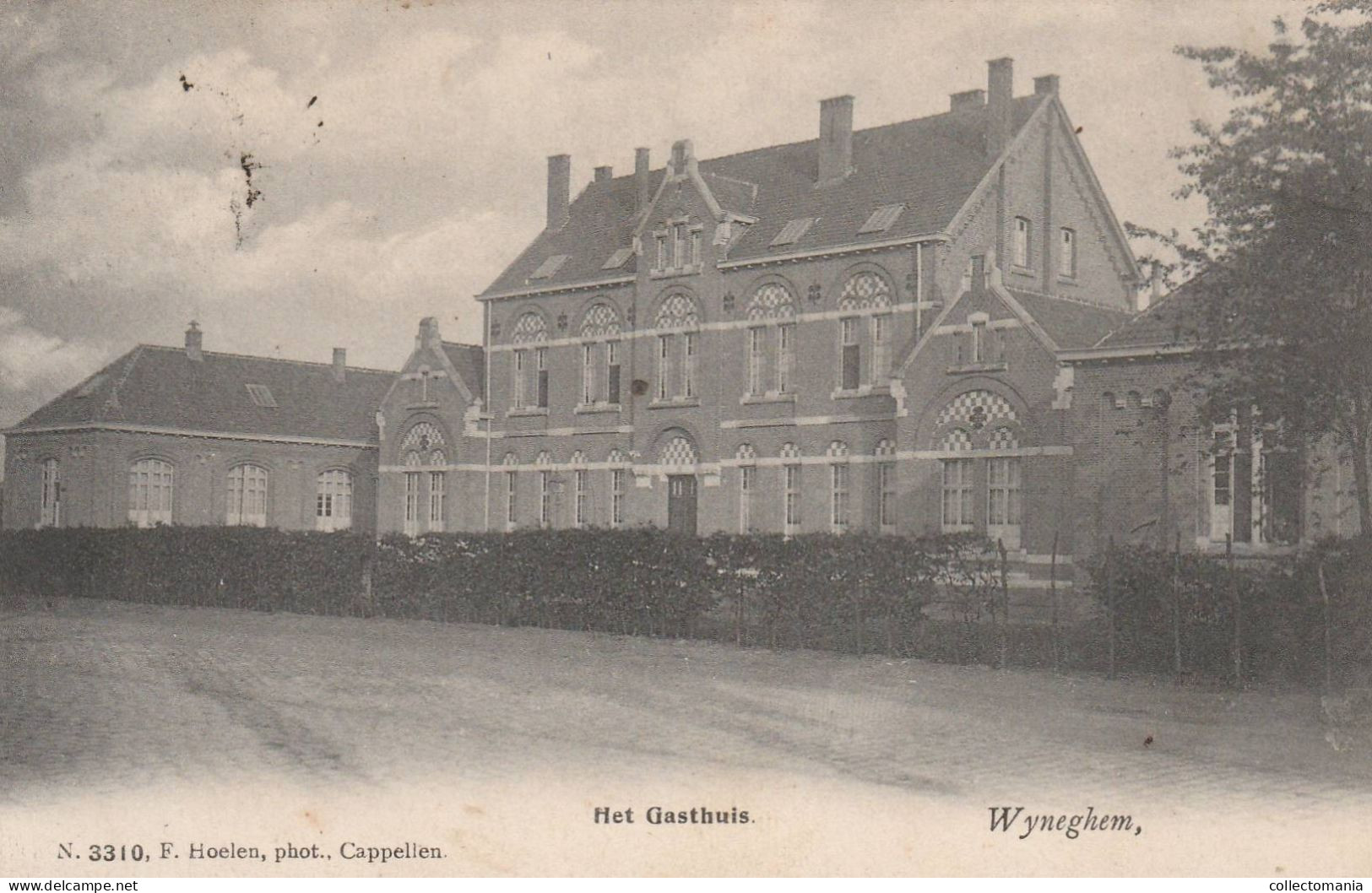 1 Oude Postkaart   Wijngehem Wijnegem  Het Gasthuis Uitgever Hoelen - Wijnegem