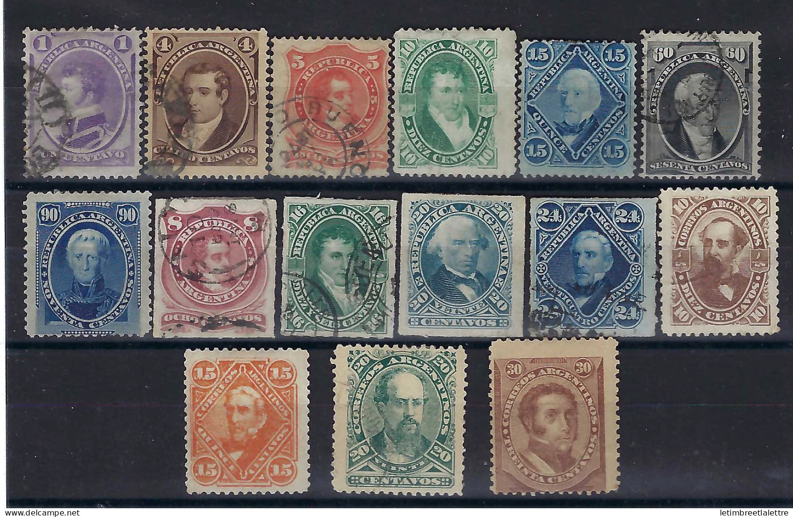 Argentine - Lot De Timbres - Neuf Avec Charnière Et Oblitéré - Non Dentelé -  A Voir - Collections, Lots & Series