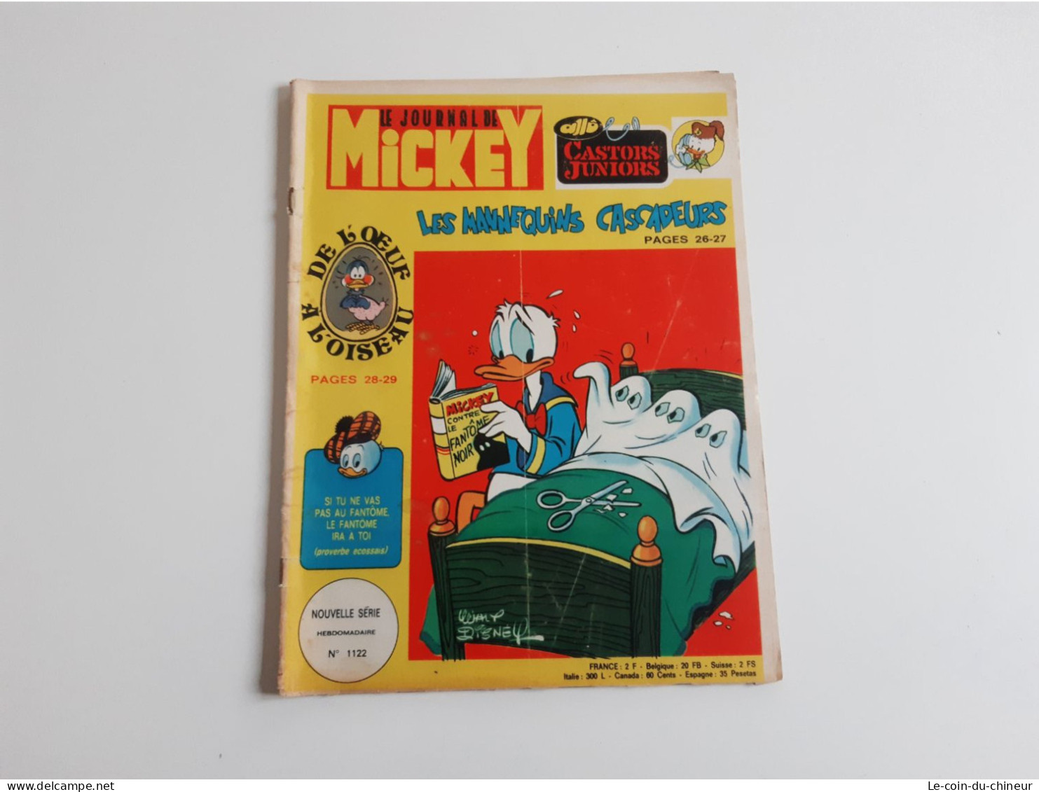 Le Journal De Mickey N°1122 De 1973 - Journal De Mickey