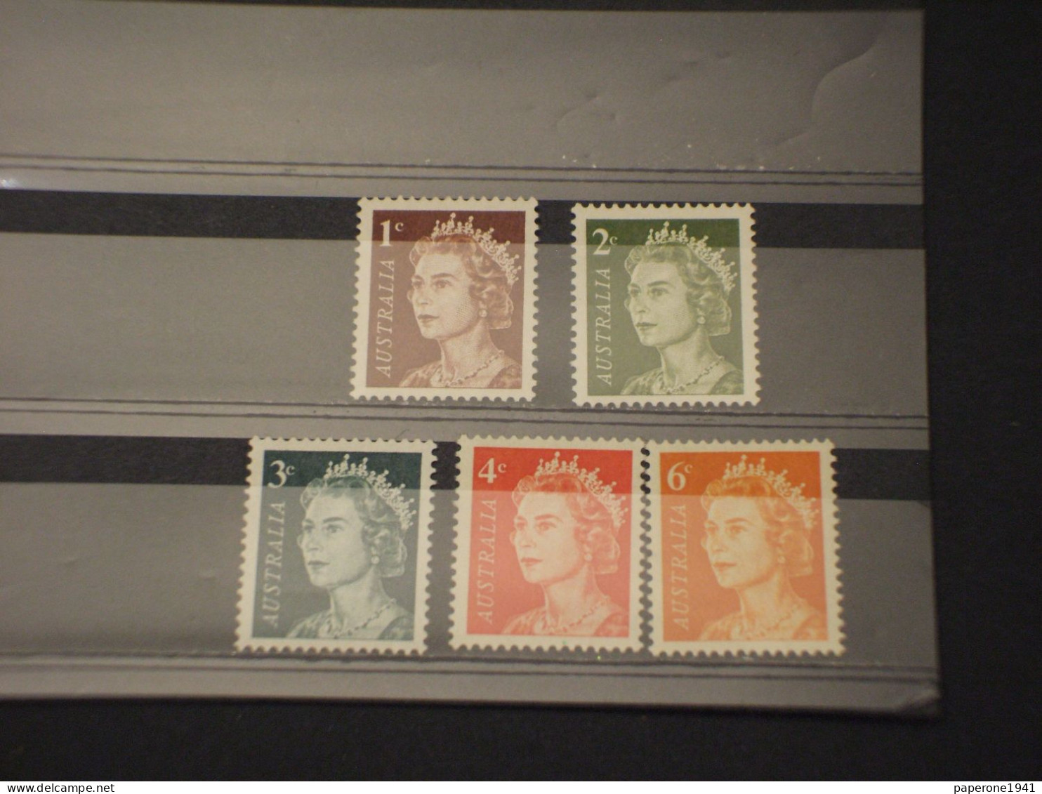 AUSTRALIA - 1966/70 REGINA 5 VALORI - NUOVI(++) - Mint Stamps