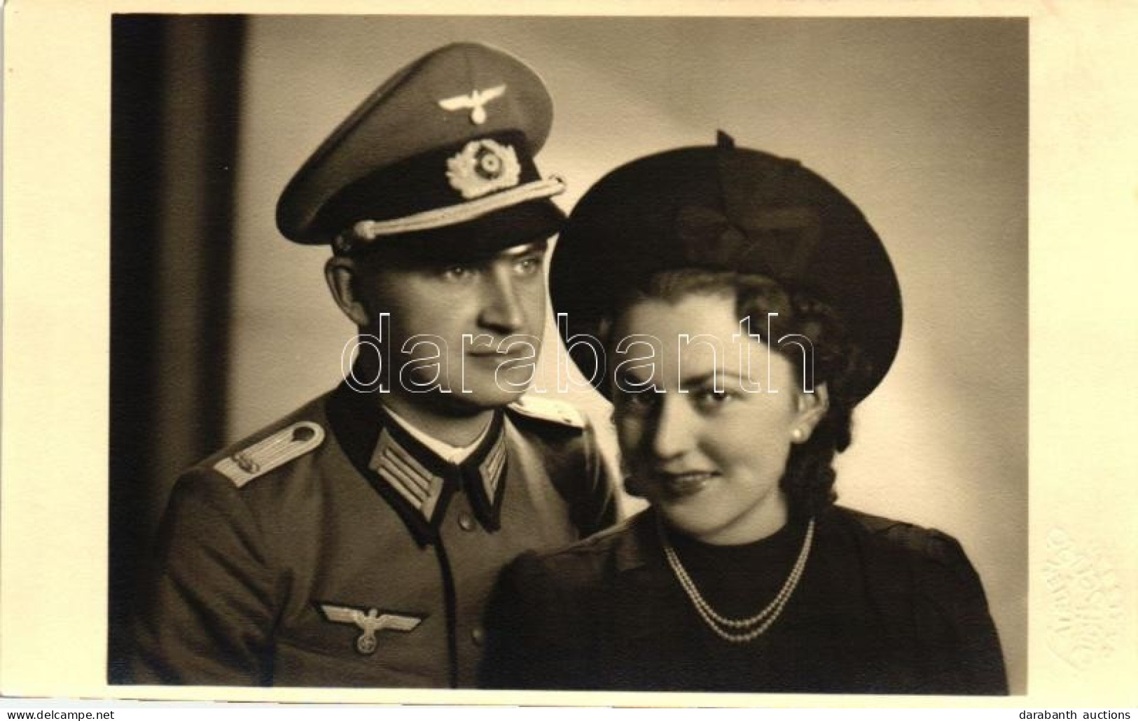 * T1/T2 1940 Military WWII, German Luftwaffe Pilot, Photo - Sin Clasificación