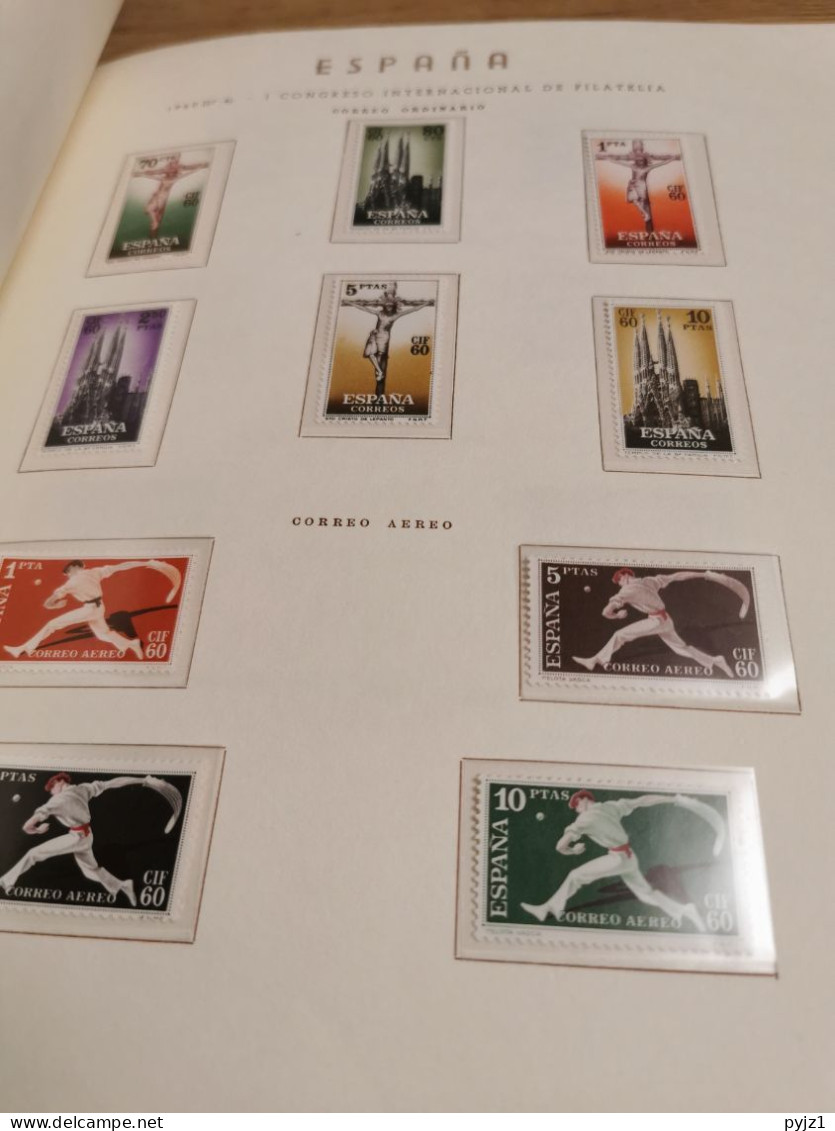 Spain MNH 1958-1993 in 3 albums