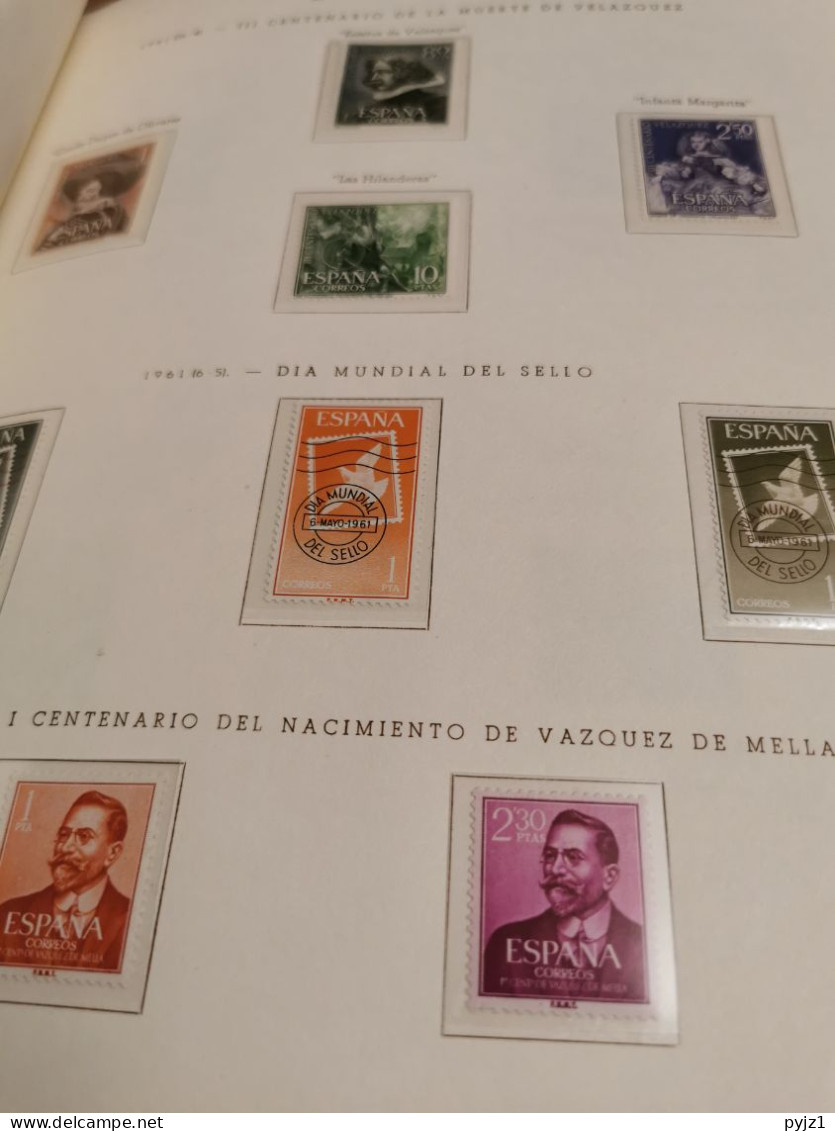 Spain MNH 1958-1993 in 3 albums