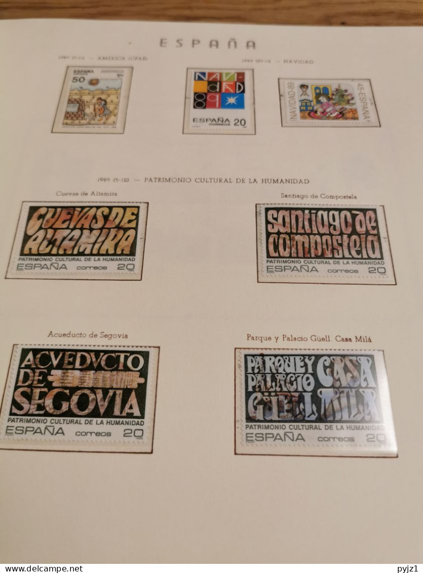 Spain MNH 1958-1993 in 3 albums