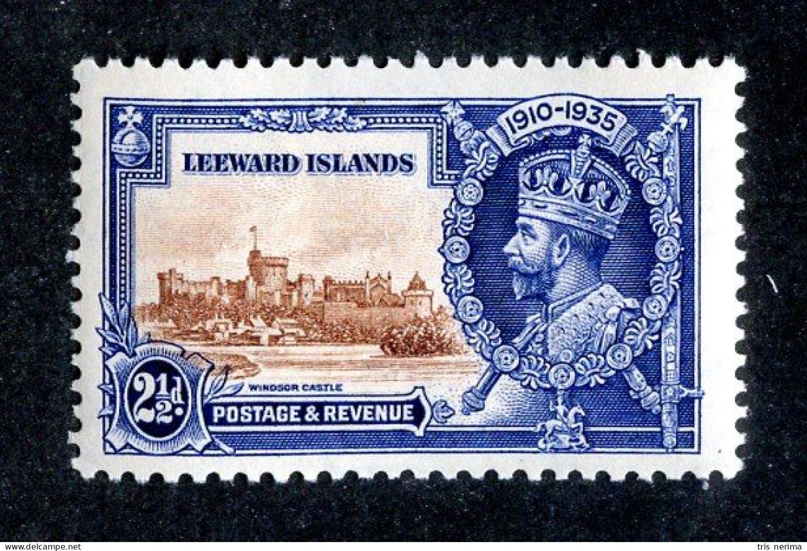 ( 90-Jub )  1935 Scott #98 M* (offers Welcome) - Leeward  Islands