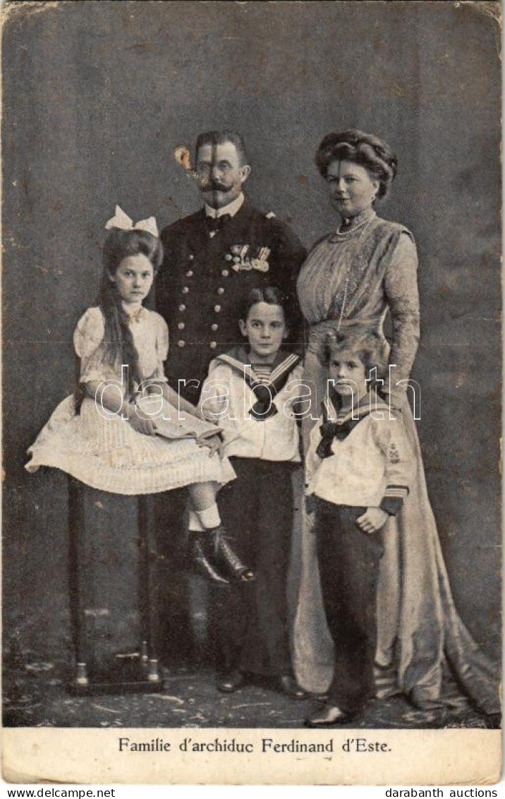 * T2/T3 Familie D'archiduc Ferdinand D'Este / Ferenc Ferdinánd és Családja / Archduke Franz Ferdinand And His Family (fl - Sin Clasificación