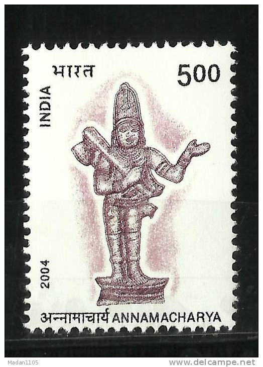 INDIA, 2004,  Annamacharya, (Mystic, Saint, Poet And Reformer),  MNH, (**) - Unused Stamps