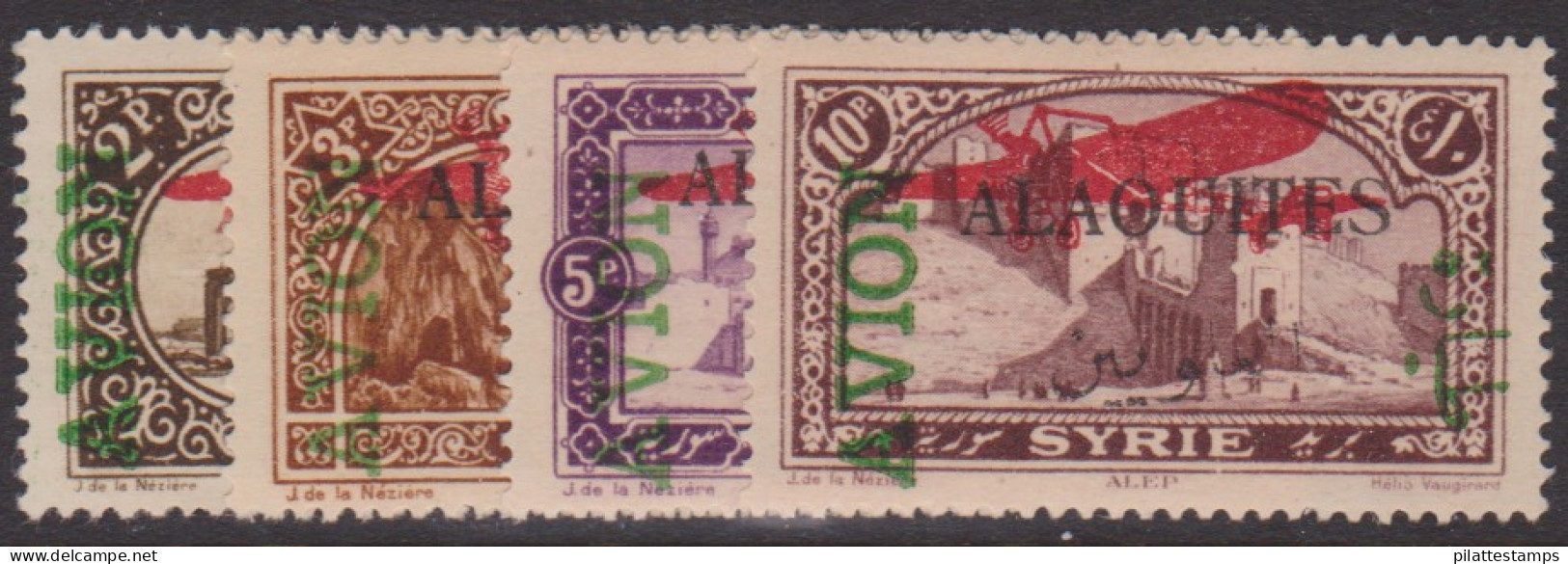 Alaouites PA  9/12** Variété Avec AVION En Vert - Altri & Non Classificati