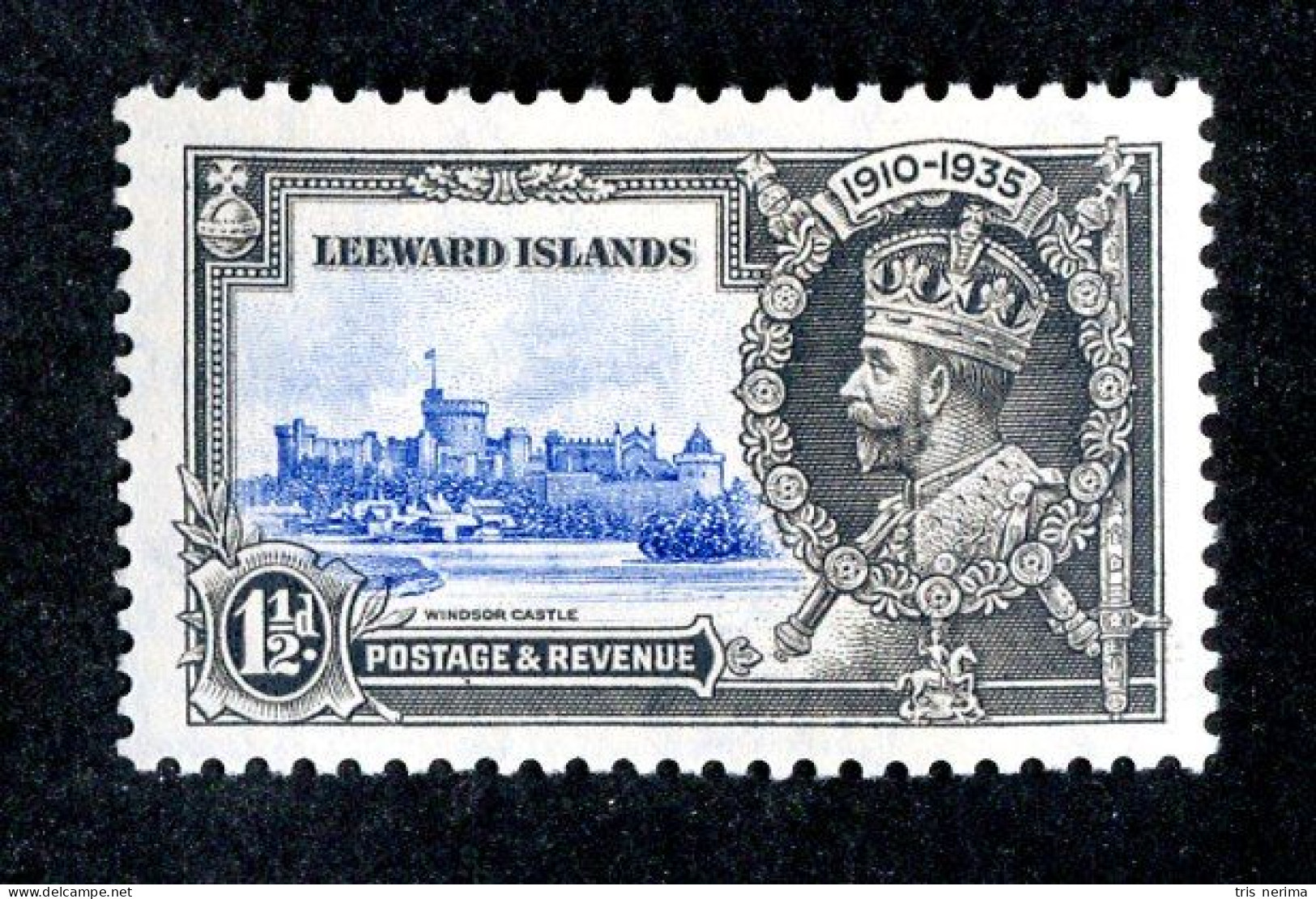 ( 98-Jub )  1935 Scott #97 Mnh** (offers Welcome) - Leeward  Islands