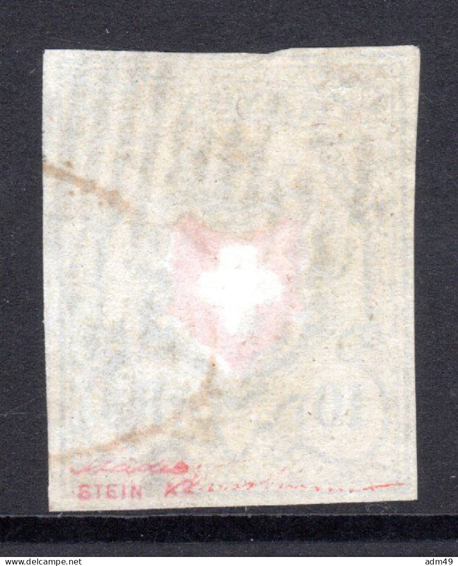 SCHWEIZ, 1850 Rayon II Gelb, Gestempelt - 1843-1852 Federale & Kantonnale Postzegels