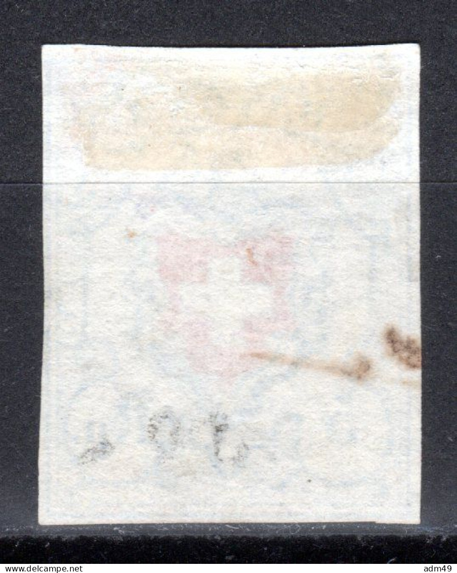 SCHWEIZ, 1851 Rayon I Hellblau, Gestempelt - 1843-1852 Federale & Kantonnale Postzegels