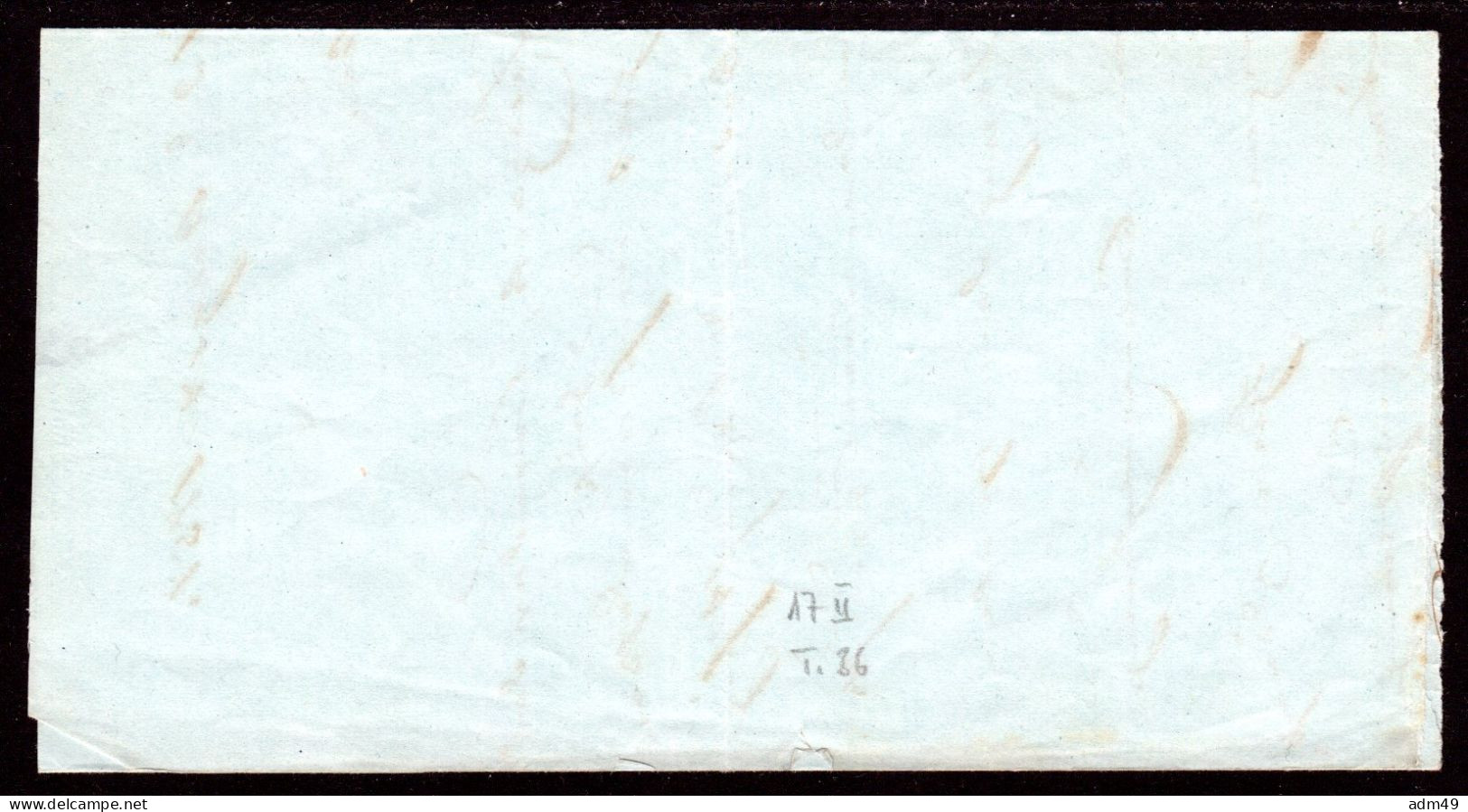 SCHWEIZ, 1851 Rayon I Hellblau, Auf Brief - 1843-1852 Timbres Cantonaux Et  Fédéraux