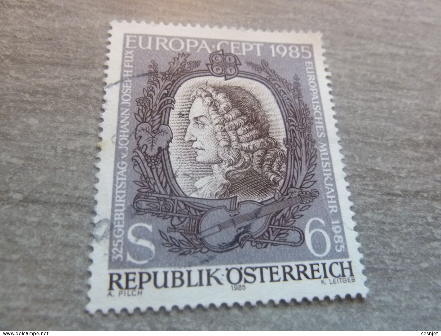 Républik Osterreich - Europa-Cept - Val 6 S - Multicolore - Oblitéré - Année 1985 - - 1985