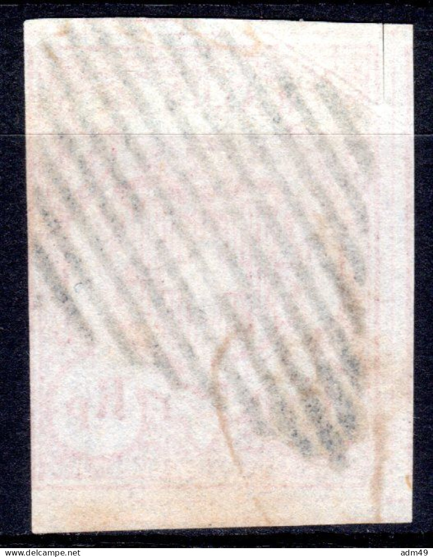 SCHWEIZ, 1852 Rayon III Nr. 20,  Ziegelrot, Gestempelt - 1843-1852 Federale & Kantonnale Postzegels