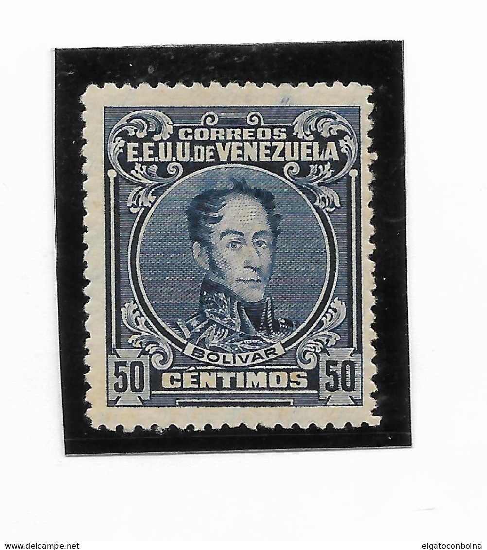 VENEZUELA 1925 SIMON BOLIVAR MILITARY HISTORY SCOTT 280 MI 112C MINT HINGED - Venezuela