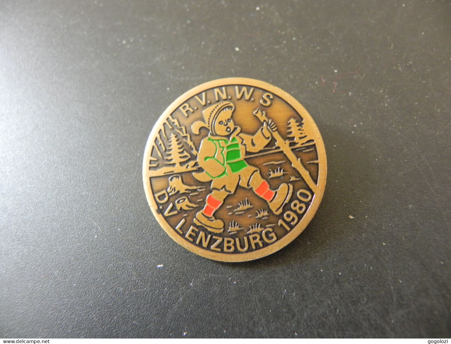 Old Badge Suisse Svizzera Switzerland - Wanderverein D.V. Lenzburg 1980 - Non Classés
