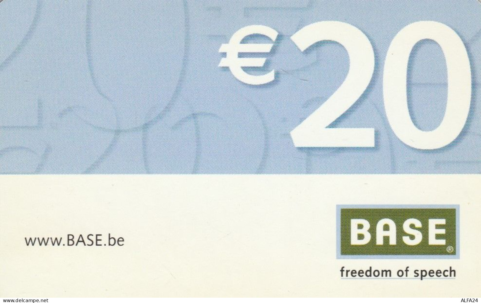 PREPAID PHONE CARD BELGIO (CK2903 - GSM-Kaarten, Herlaadbaar & Voorafbetaald