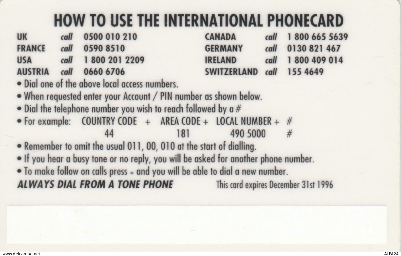 PREPAID PHONE CARD REGNO UNITO AEREO (CK2694 - BT Cartes Mondiales (Prépayées)