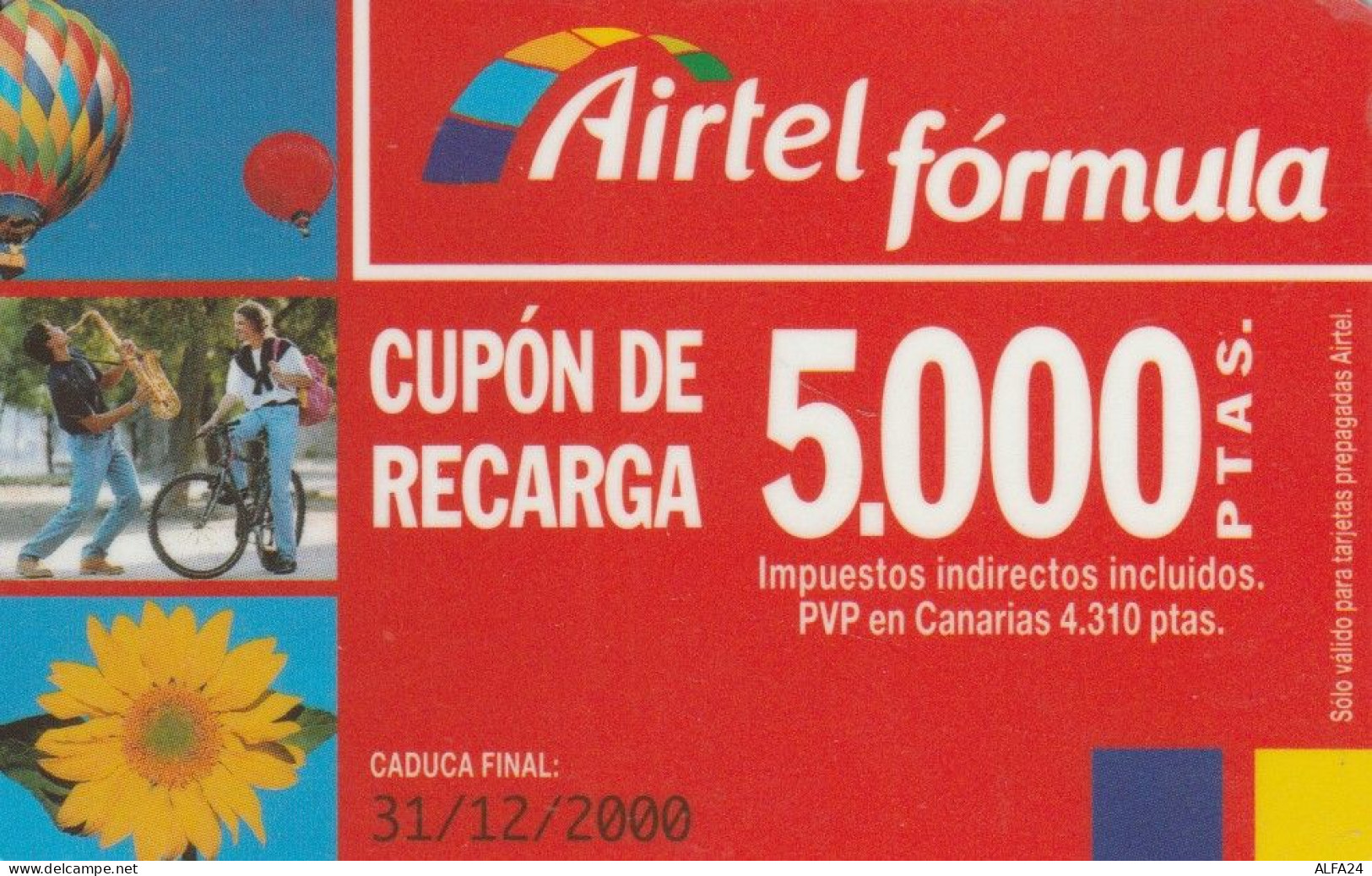 PREPAID PHONE CARD SPAGNA (CK2583 - Sonstige & Ohne Zuordnung