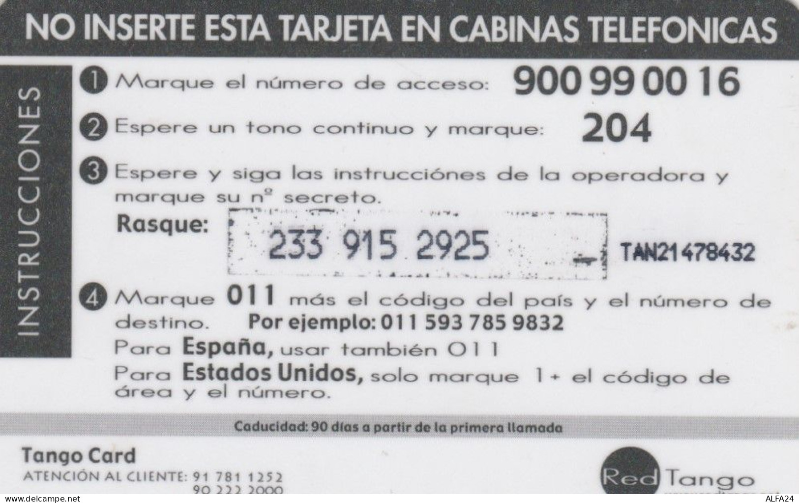 PREPAID PHONE CARD SPAGNA (CK2576 - Sonstige & Ohne Zuordnung