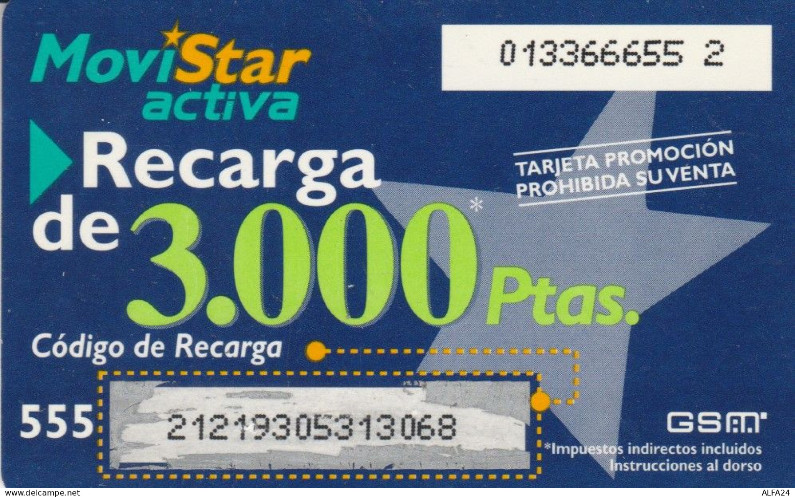 PREPAID PHONE CARD SPAGNA (CK2570 - Other & Unclassified