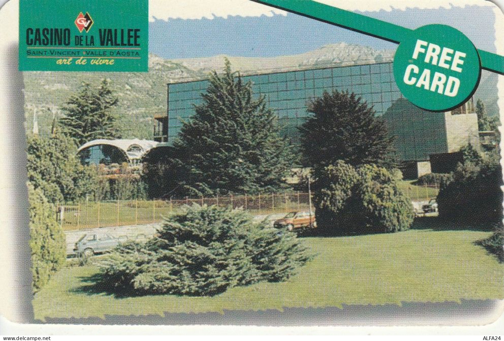 CARD INGRESSO CASINO DE LA VALLEE (CK3779 - Casino Cards