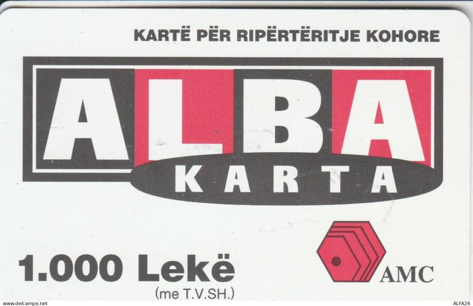 PREPAID PHONE CARD ALBANIA (CK3769 - Albanie