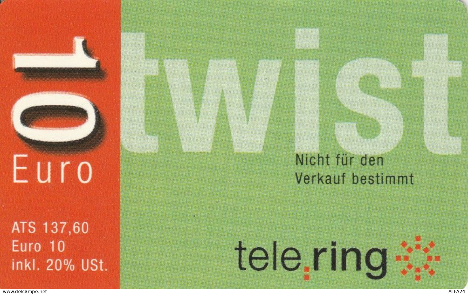 PREPAID PHONE CARD AUSTRIA (CK3695 - Oesterreich