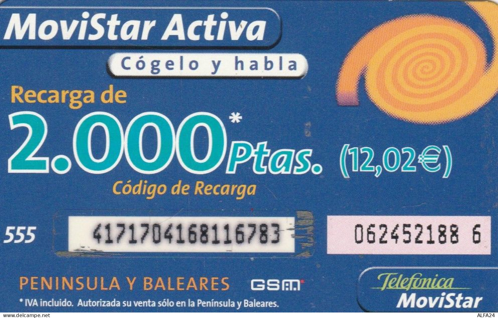 PREPAID PHONE CARD SPAGNA BALEARI (CK3683 - Otros & Sin Clasificación