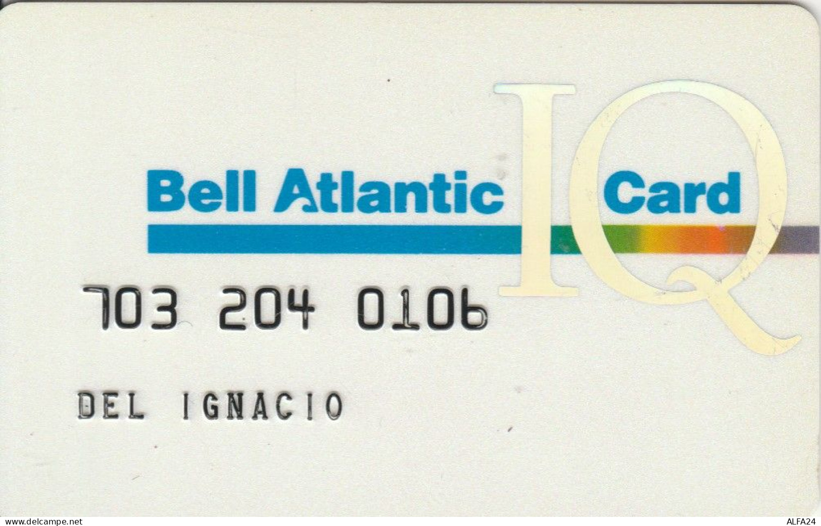 CARTA CREDITO TELEFONICA BELL ATLANTIC STATI UNITI (CK3675 - Sonstige & Ohne Zuordnung